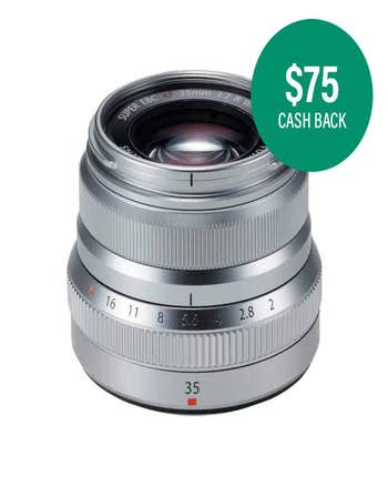 Fujifilm XF 35mm f/2 R WR Lens - Silver