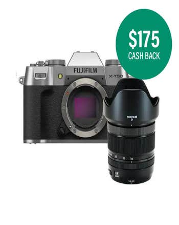 Fujifilm X-T50 Mirrorless Camera Silver with XF 16-50mm Lens