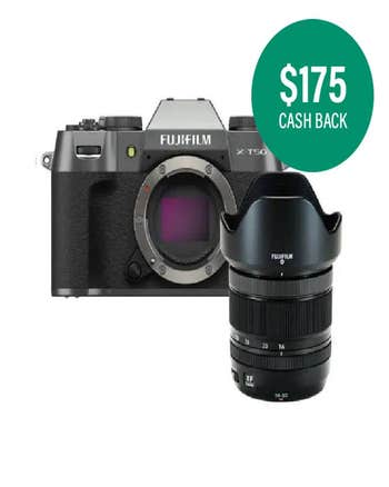 Fujifilm X-T50 Mirrorless Camera Charcoal Silver + XF 16-50mm Lens