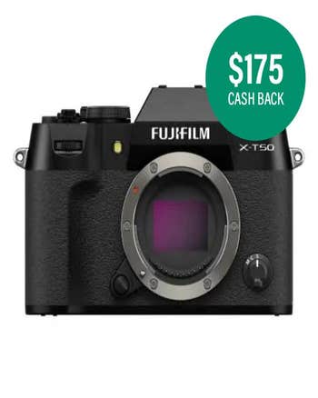 Fujifilm X-T50 Mirrorless Camera Body - Black