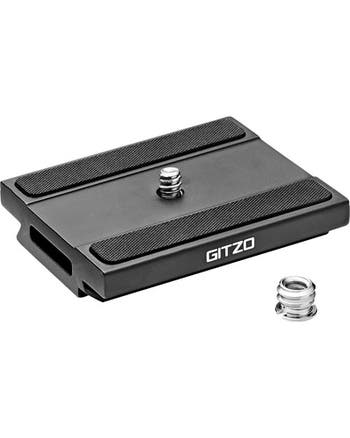 Gitzo quick release plate D profile with rubber grip