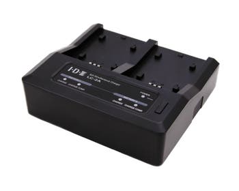 IDX Battery Charger 2 slots for Sony Canon Pana Video Camera