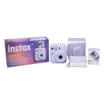 Fujifilm Instax mini 13 Christmas Bundle (Soft Lavender) - Purple