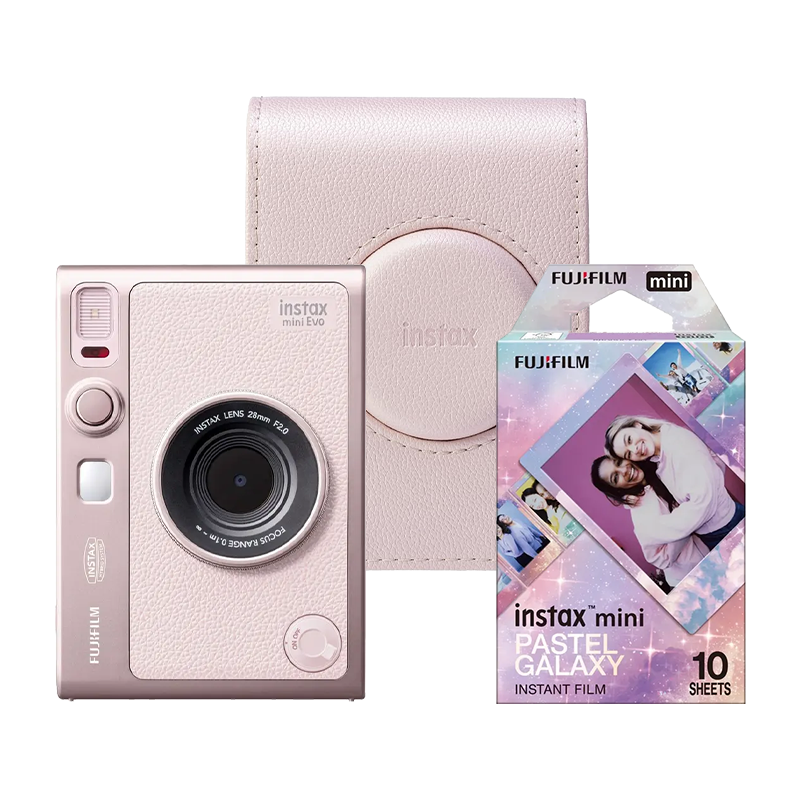 Fujifilm Instax Mini Evo Pink Bundle