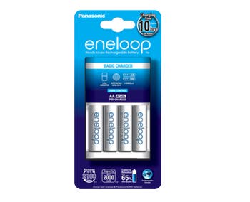 Panasonic Eneloop 4x AA Batteries with Standard Charger