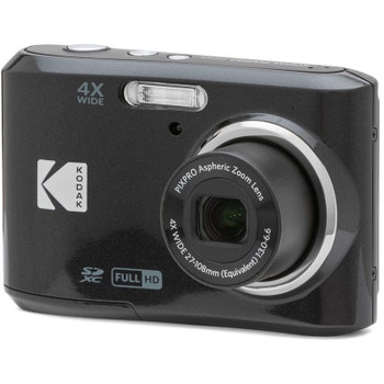 Kodak 4X Zoom CMOS Compact Digital Camera - Black