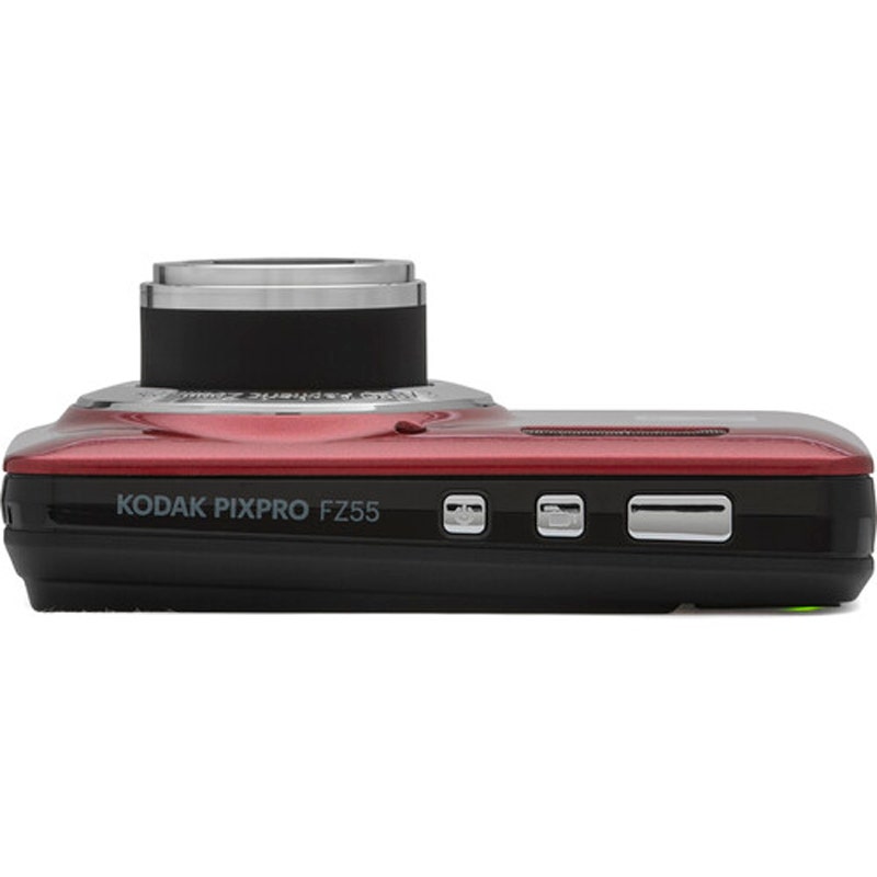 Kodak FZ55 5x Zoom Compact Digital Camera - Red | CameraPro