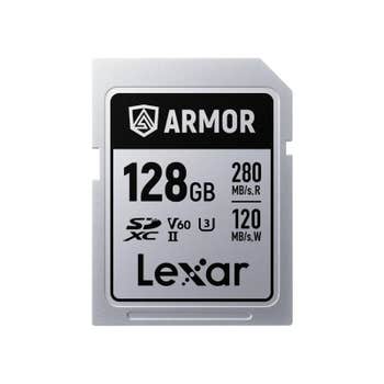 Lexar Armor Silver Pro SDXC UHS-II Card 128GB