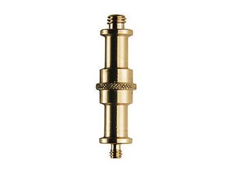 Manfrotto Adapter Spigot Standard Brass 6.8cm 2x 16mm stud 3/8'' & 1/4'' m
