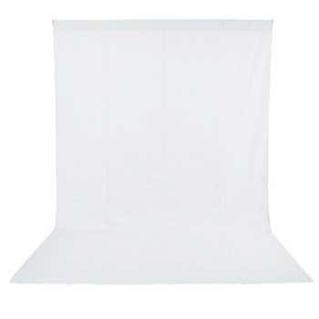 Muslin Glanz 3X6M - Staroid Dyed Muslin Cloth Background - Plain White
