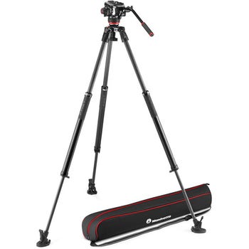 Manfrotto 504X Fluid Video Head with 635 Fast Single Carbon Leg