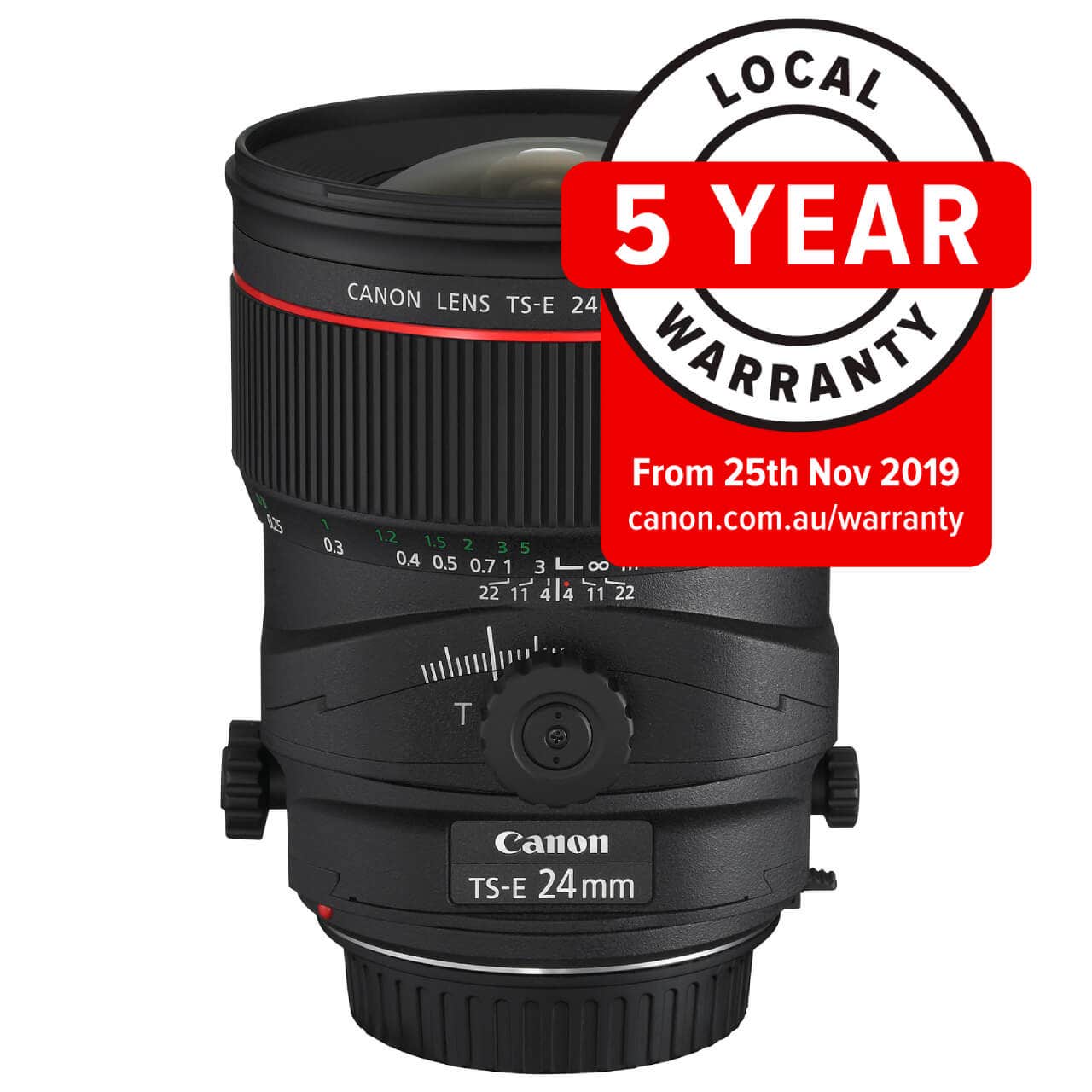 Canon TS-E 24mm f/3.5L II Tilt Shift Lens | CameraPro Australia