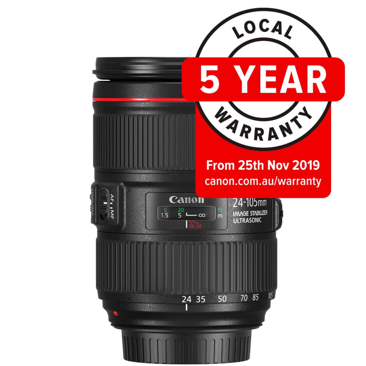 Canon EF 24-105mm f4L IS II USM Lens | CameraPro Australia