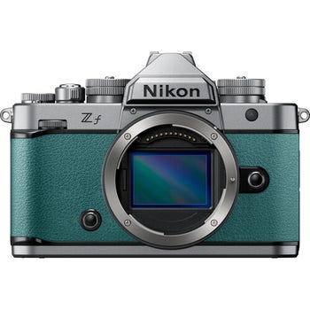Nikon Z f Mirrorless Full Frame Camera Silver Body - Teal Blue