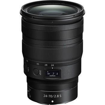 Nikon Nikkor Z 24-70mm f/2.8 S standard zoom lens with OLED info panel and control ring