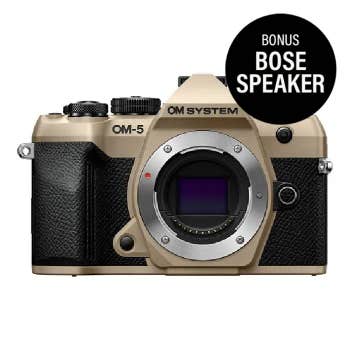 OM System OM-5 Mark II Body Only - Sand Beige