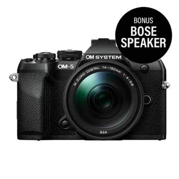 OM System OM-5 Mark II with 14-150mm Lens - Black