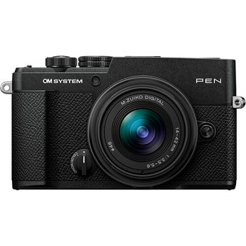OM System Pen Camera + 14-42mm f/3.5-5.6 III Lens - Black