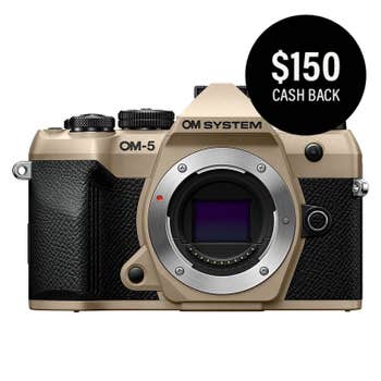 OM System OM-5 Mark II Body Only - Sand Beige