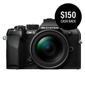 OM System OM-5 Mark II wiht 12-45mm Lens - Black