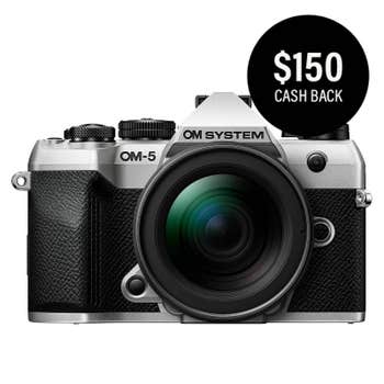 OM System OM-5 Mark II with 12-45mm Lens - Silver
