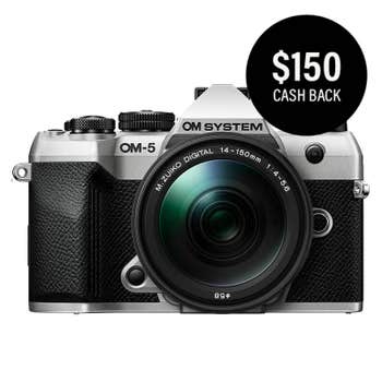 OM System OM-5 Mark II with 14-150mm Lens - Silver