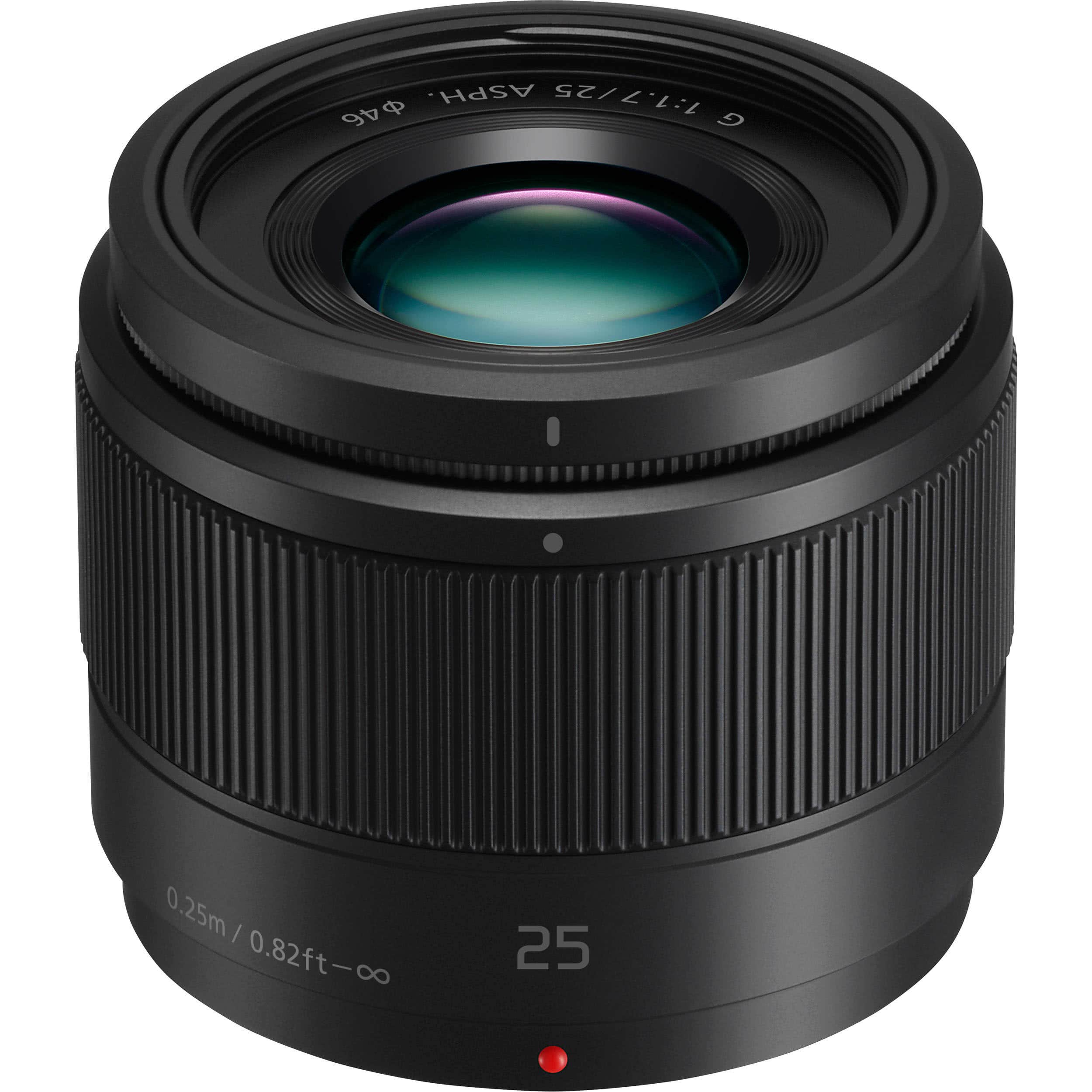 ■LUMIX G 25mm/F1.7 ASPH. H-H025-K Panasonic Lumix G 25mm f/1.7 ASPH Lens - Black | CameraPro