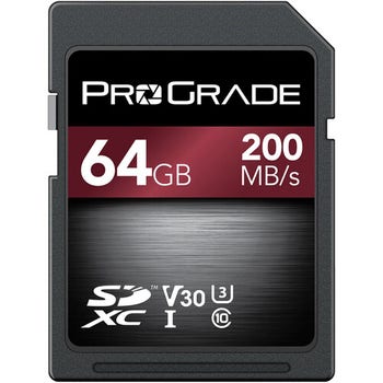 ProGrade Digital 64GB SDXC UHS-I V30 Memory Card (Strontium)