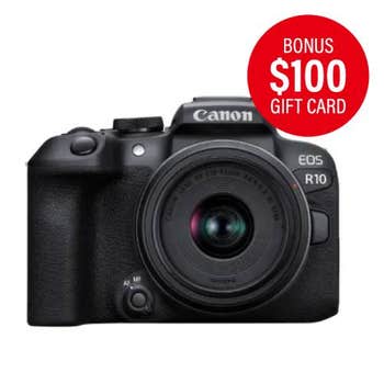 Canon EOS R10 Mirrorless Camera with RF-S 18-45mm Lens Kit