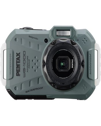 Pentax WG-1000 Waterproof Compact Camera - Olive Green