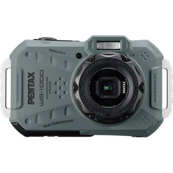 Pentax WG-1000 Waterproof Compact Camera - Olive Green
