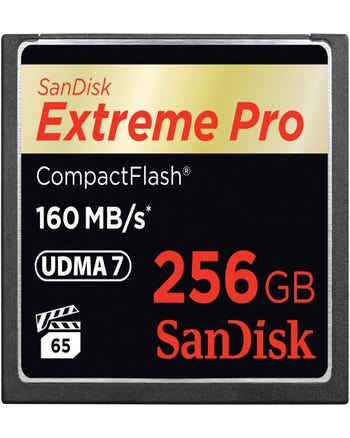 Sandisk Extreme Pro CompactFlash CF 256GB 160MB/s Memory Card