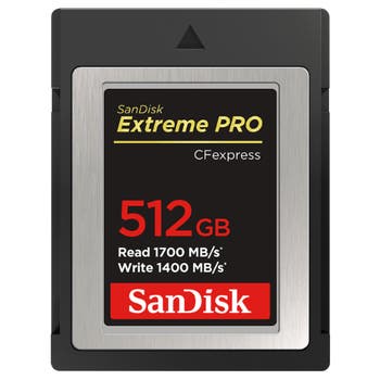 SanDisk 512GB Extreme PRO CFexpress Card Type B