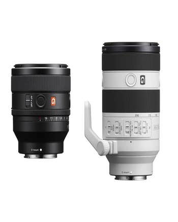 Sony FE 50mm GM + FE 70-200mm Macro G II OSS Lens Bundle