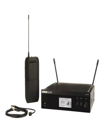 Shure BLX14R/W93 Wireless 1/2R Lavalier System (K14: 614-638MHz)