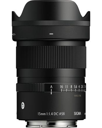 Sigma 15mm f/1.4 DC Contemporary Lens for Fuji X Mount
