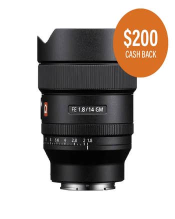 Sony FE 14mm F/1.8 Ultra-Wide GM Lens