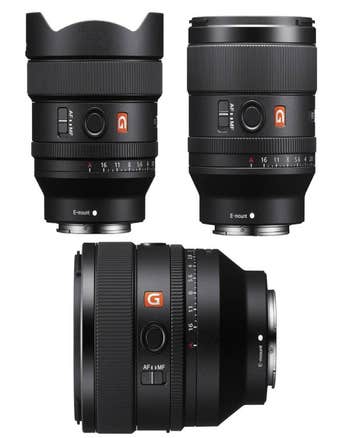 Sony FE 14mm GM  + FE 35mm GM  + FE 50mm GM Lens Bundle