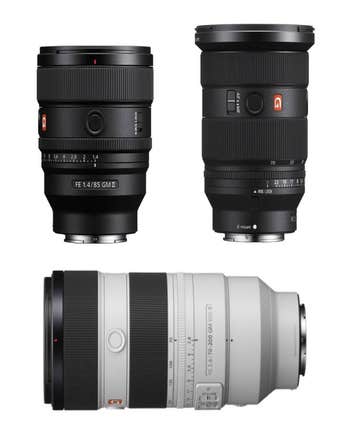 Sony FE 24-70mm GM II + FE 70-200mm GM II + FE 85mm GM II Lens Bundle