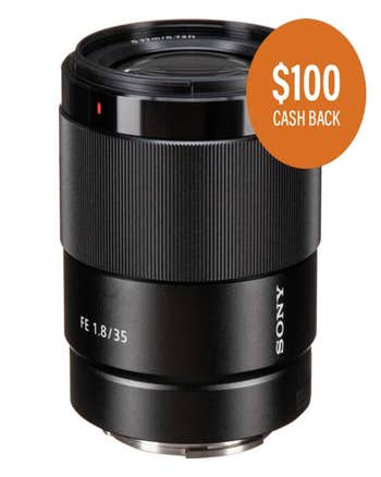 Sony FE 35mm f/1.8 Wide-Angle Lens