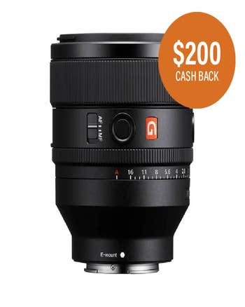 Sony FE 50mm f/1.2 GM Prime Lens
