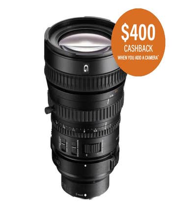 Sony FE PZ 28-135mm f/4 G OSS Lens