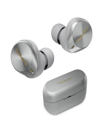 Technics AZ80 Premium Noise Cancelling Earbuds - Silver
