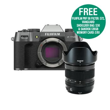Fujifilm X-T50 Mirrorless Camera Charcoal Silver with XF 16-50mm Lens