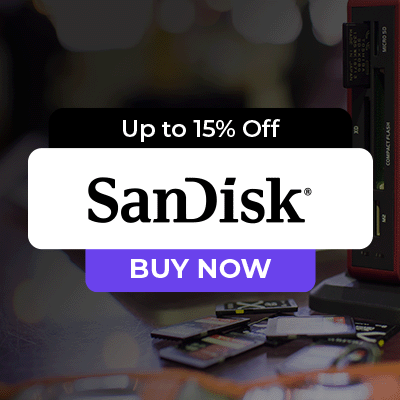 up to 15% off in Sandisk