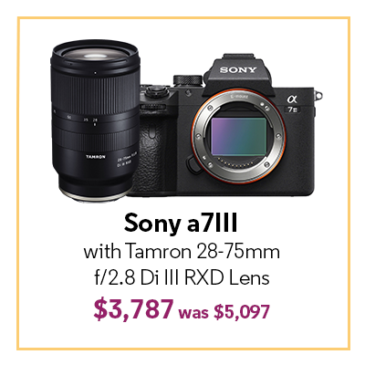 Sony a7III with Tamron 28-75mm f/2.8 Di III RXD Lens