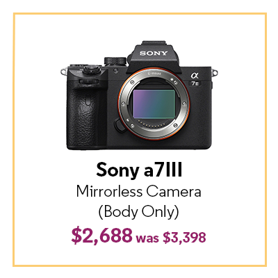 Sony a7III Mirrorless Camera Body