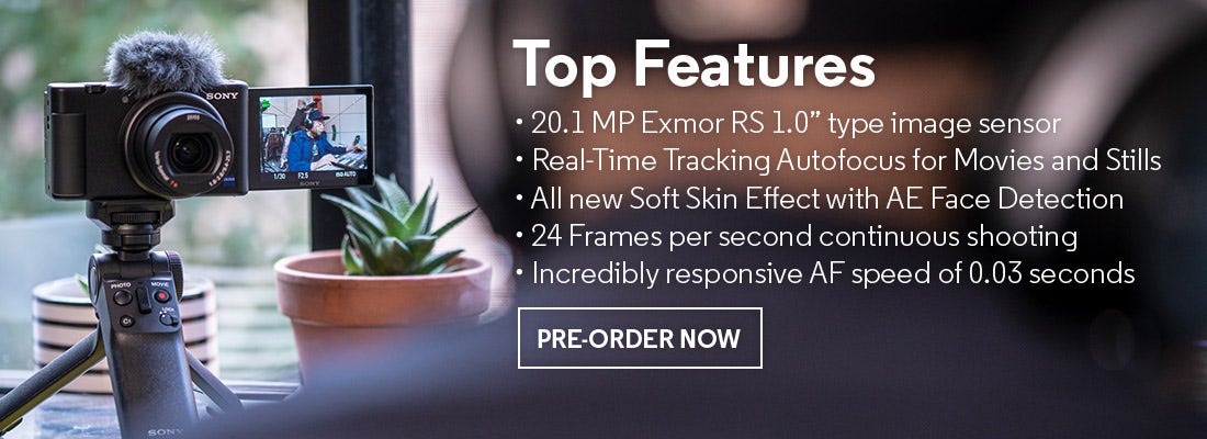 Sony ZV-1 Top Features